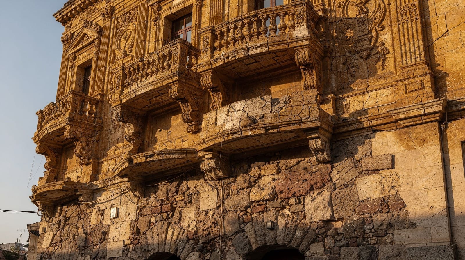 The Baroque that an earthquake built