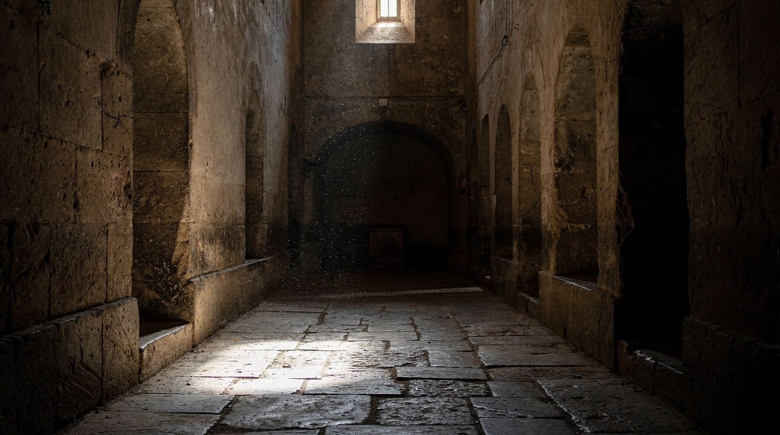 Inside the Palermo catacombs