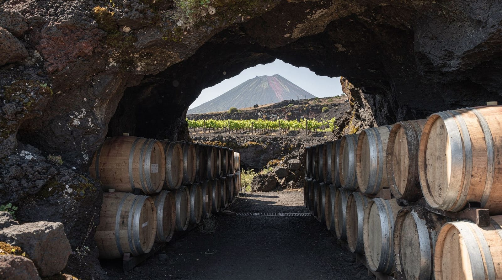 Driving the Etna wine road