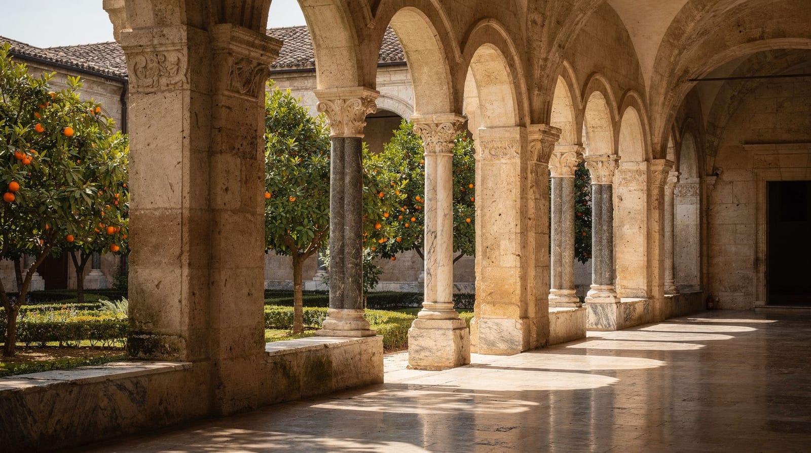 Monreale cathedral and its cloister