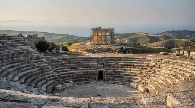 Segesta: the unfinished temple and the theatre
