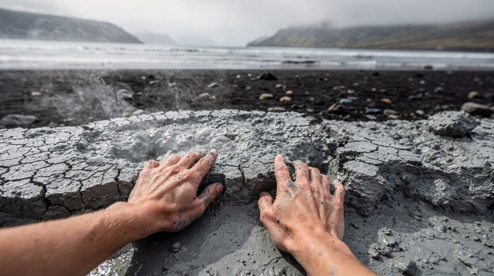 Vulcano: the crater, the mud and the black beaches